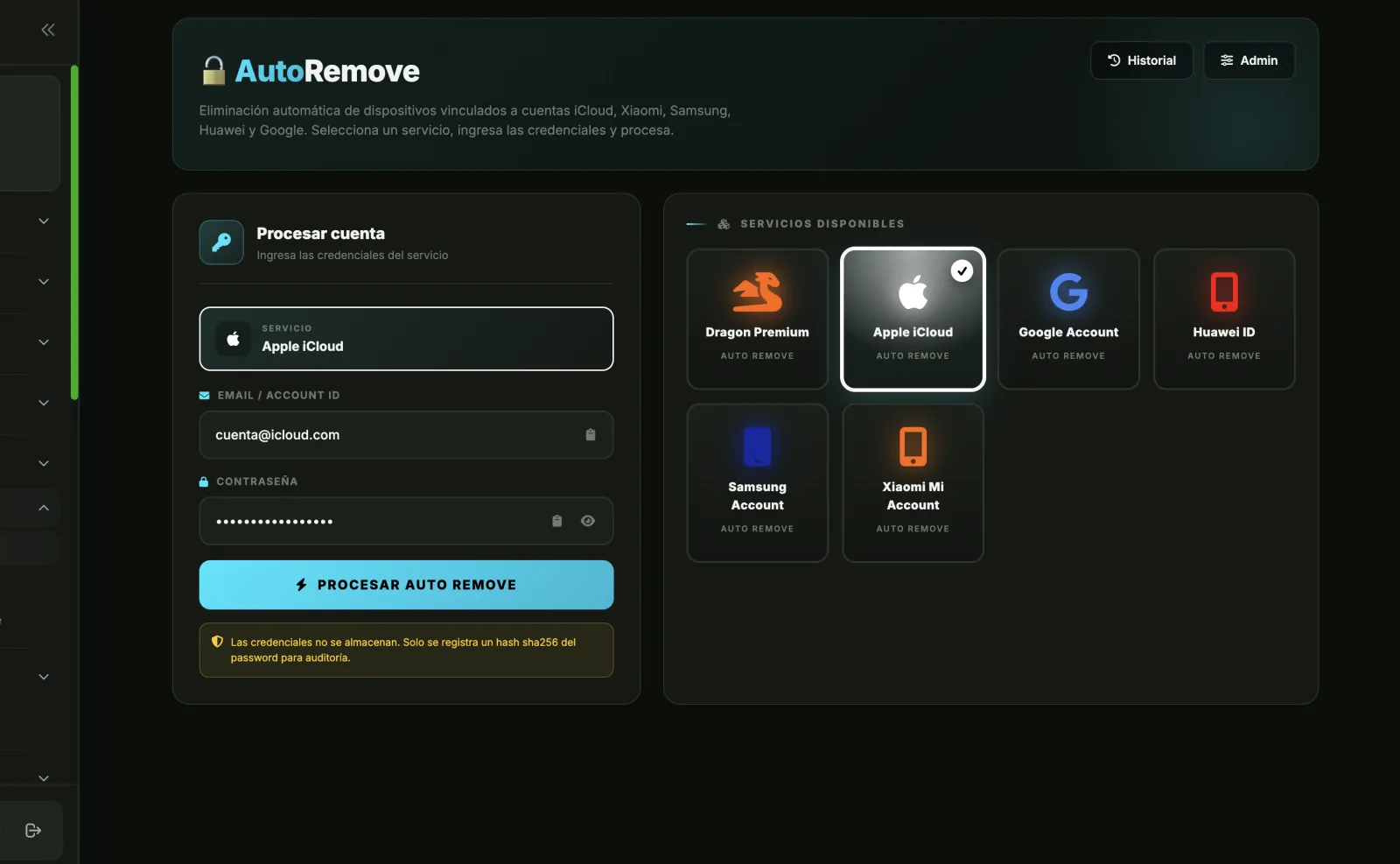 Auto Remove